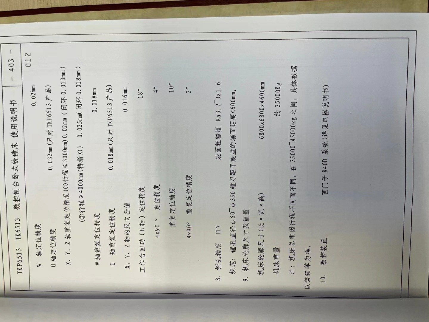 出售6513刨台镗床一台