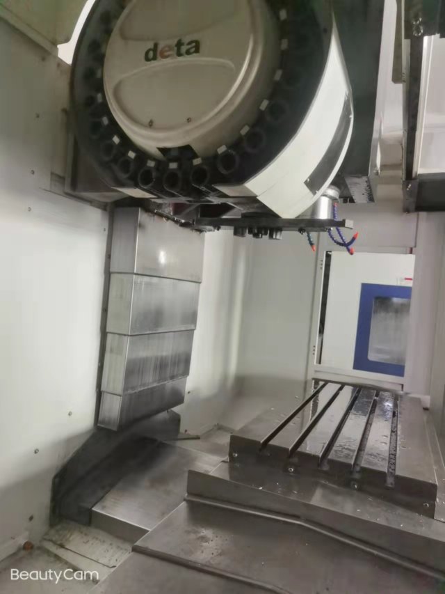 到货同款两台德扬850加工中心 三菱M70系统 三轴重型滚柱线轨 主轴BT40/1000.