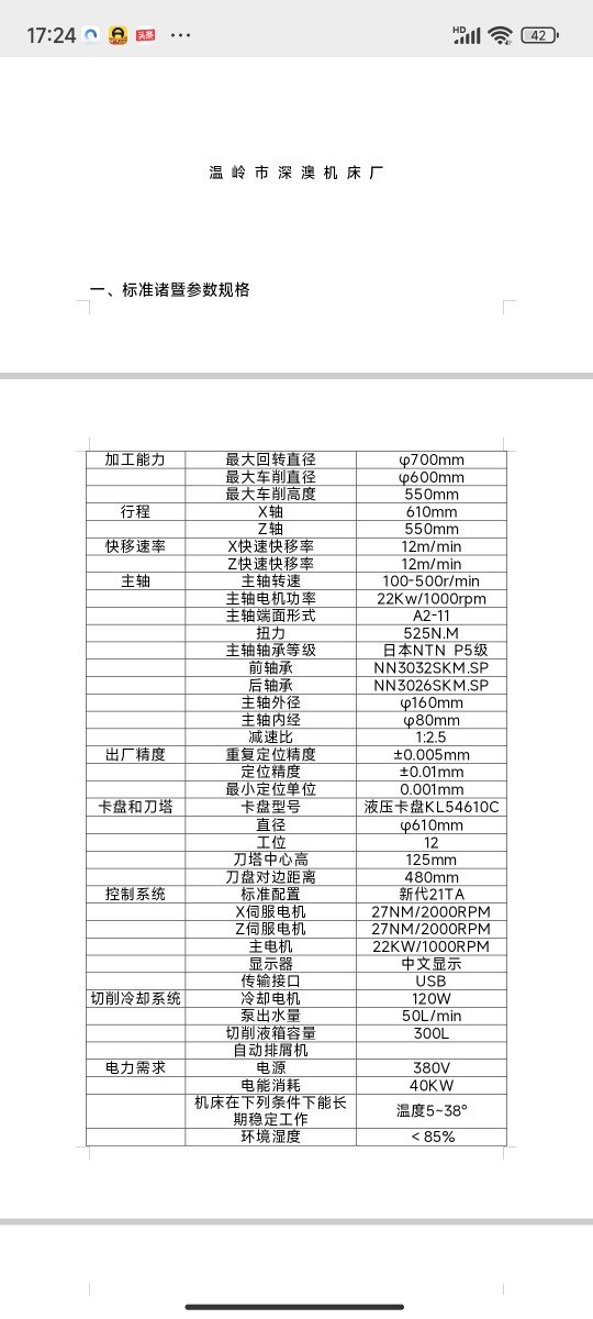 出售深奥SAL6055Z数控立车