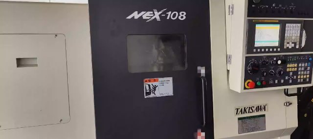 出售泷泽NEX108数控车床一台，8寸卡盘，12工位 法兰克系统