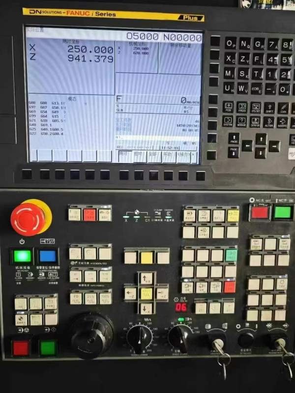 2023年出厂准新机斗山PUMA215，8寸卡盘，18.5KW主轴电.