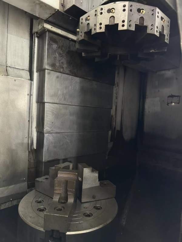 3台，友佳FVT600数控立车，18寸液压卡盘，12工位刀塔.