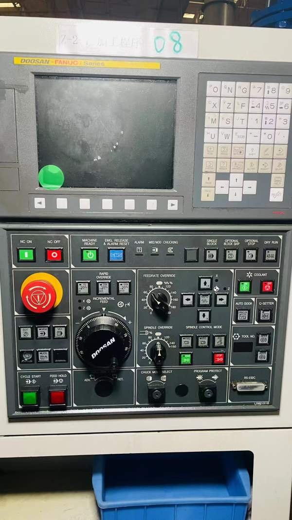 四台原装斗山220B数控车，嘎嘎新！