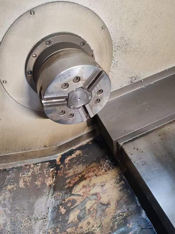 富阳工厂拿下重型精品铁正50线规刀塔机一台，铁正系统.