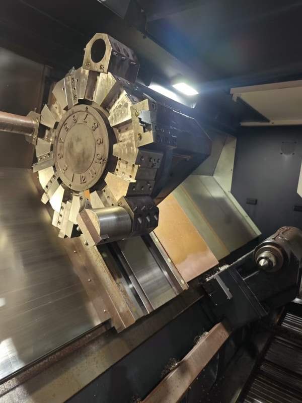 韩国原装斗山PUMA800L数控车床，32寸液压卡盘，过棒料.