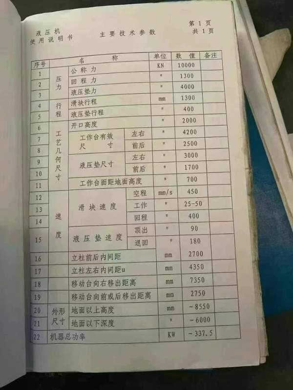 1000吨框式液压机，新款