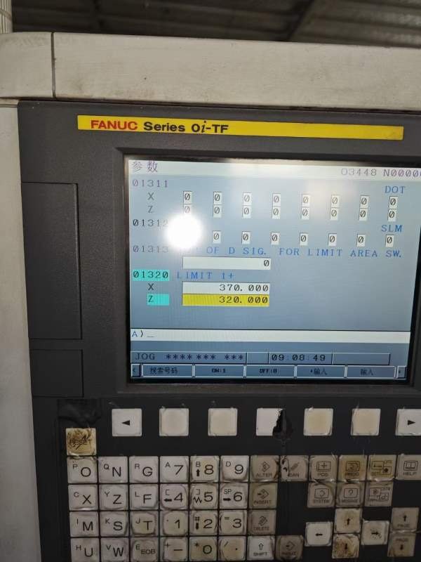 2019年沈阳HTC3630数控斜轨车，发那克0i-TF系统，8寸.