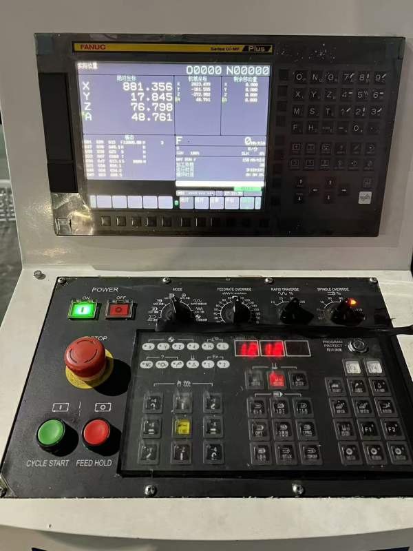 刚刚买下两台普拉迪4500型材加工中心 23年发那科PlUS.