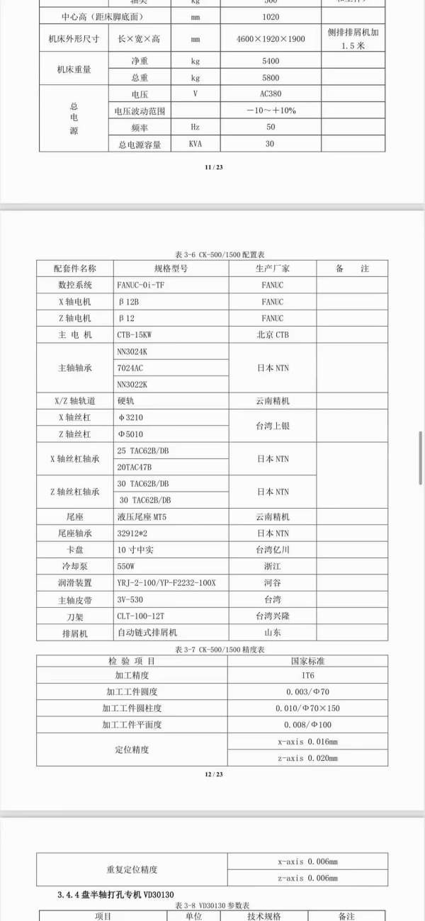 云南精机大斜车同款两台，加工长度1500，一台线规一台.