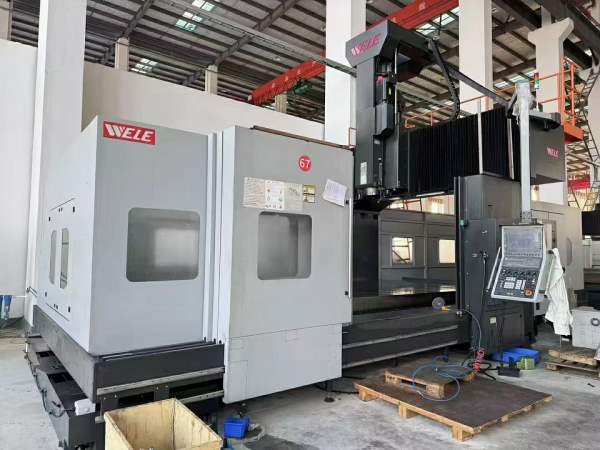 刚买下台湾威立4米龙门五面加工中心型号：LB-432Z，主.