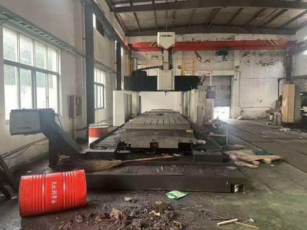 海天6028数控龙门工作台62米，门宽2.8米，法兰克系统