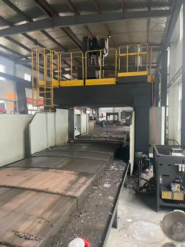 海天6028数控龙门工作台62米，门宽2.8米，法兰克系统