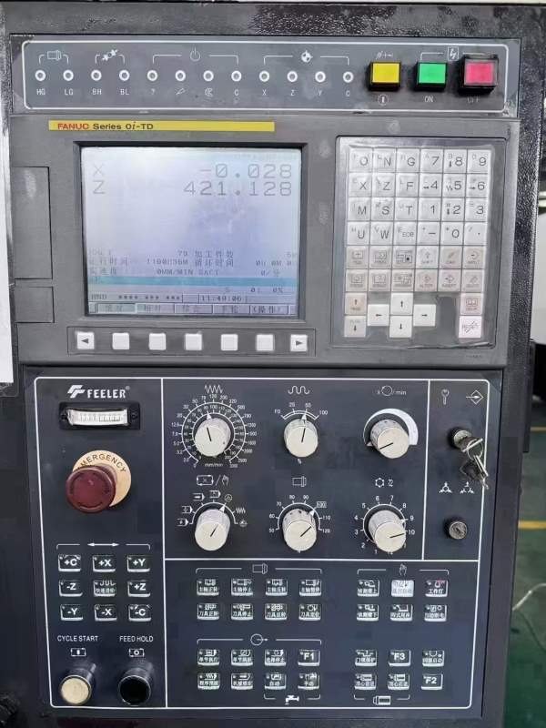 友佳FTC450数控斜身车 同款2台 尺寸规格：回转直径670.