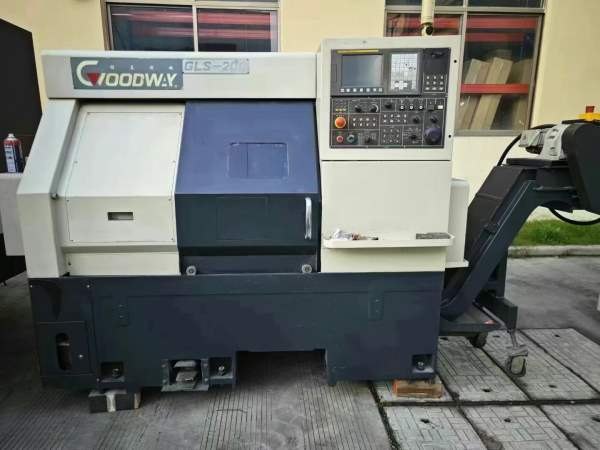 同款3台，程泰GLS200数控车床，8寸液压卡盘，带尾座，.