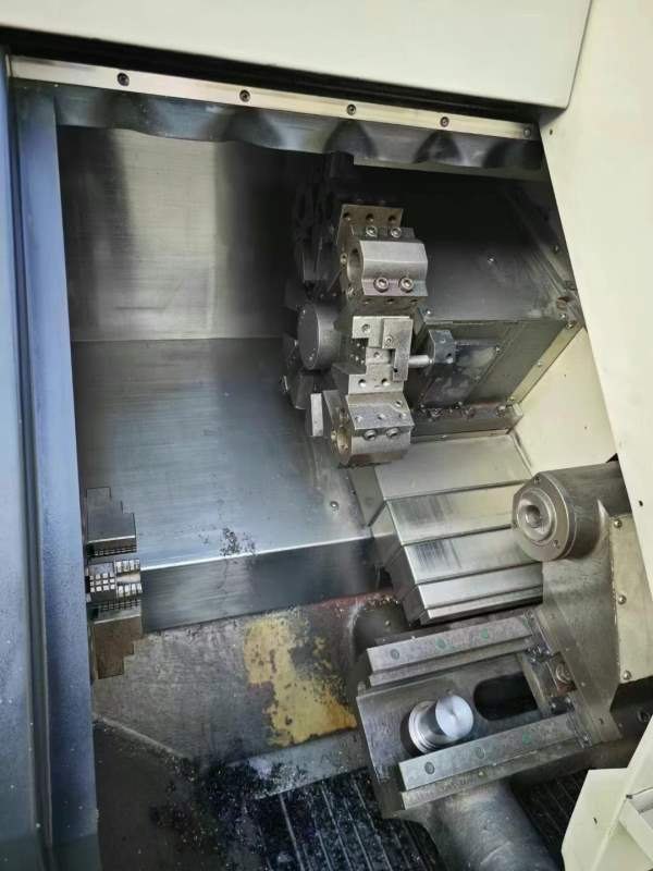 同款3台，程泰GLS200数控车床，8寸液压卡盘，带尾座，.