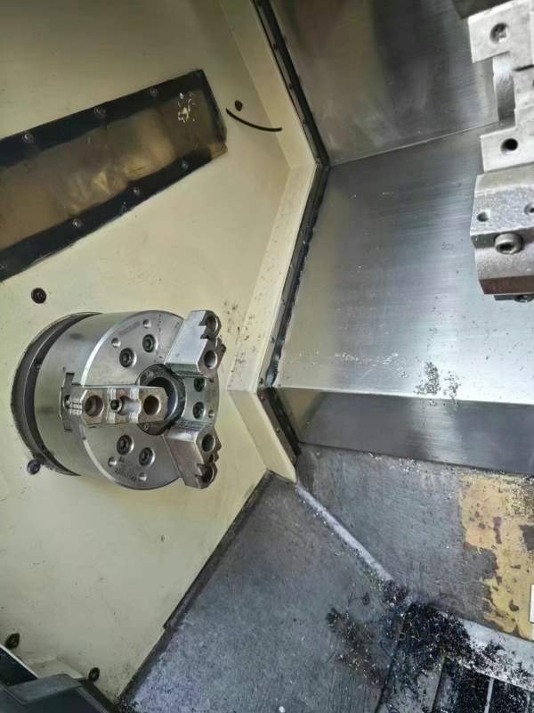 同款3台，程泰GLS200数控车床，8寸液压卡盘，带尾座，.
