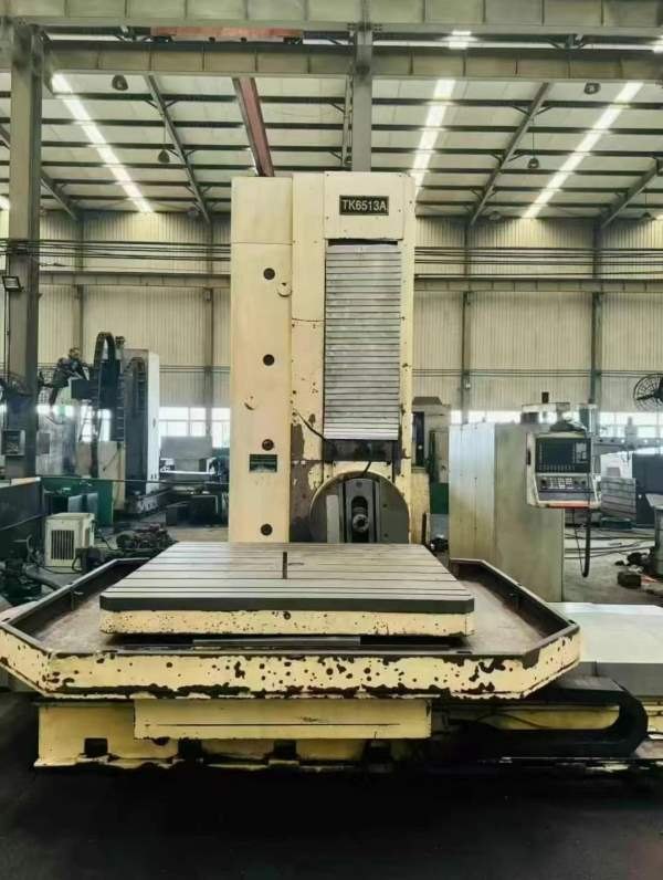 工厂在位昆机TK6513数控镗铣工作台：1.6m1.8m三轴行程.