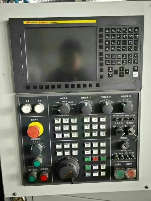 纽威161H，6寸卡盘，加工长度320，带尾座，后排屑，新.