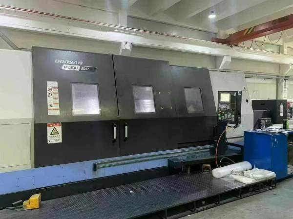 斗山PUMA600L数控车床，12工位刀架，液压中心架，高低.