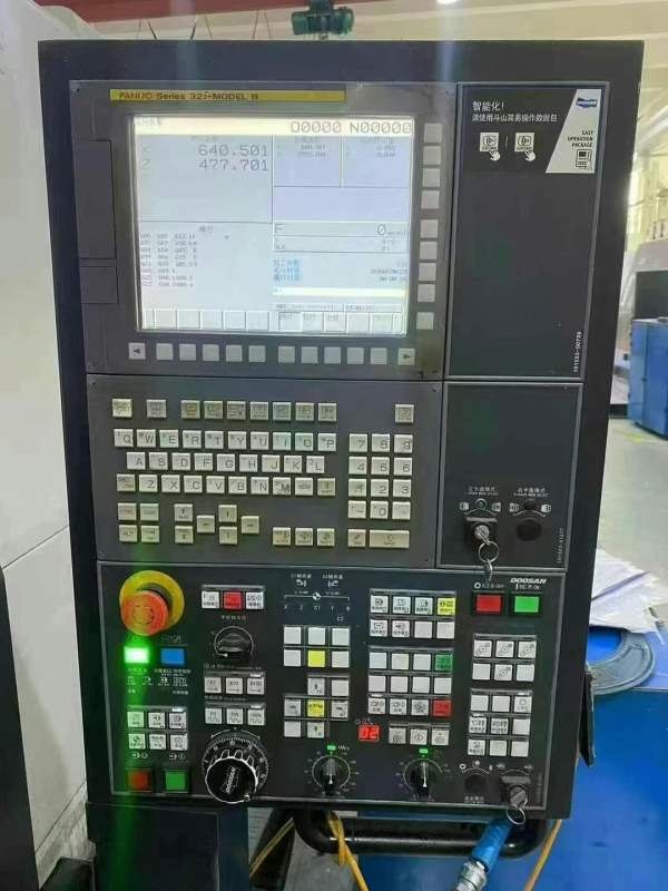 斗山PUMA600L数控车床，12工位刀架，液压中心架，高低.