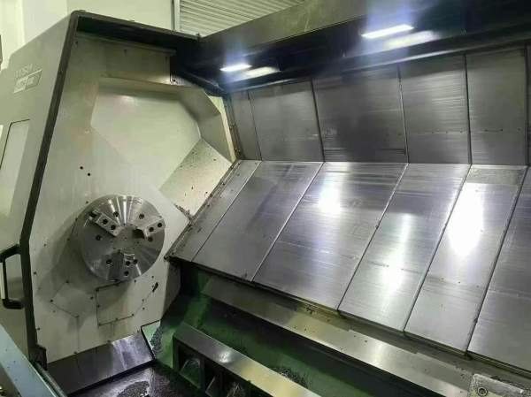 斗山PUMA600L数控车床，12工位刀架，液压中心架，高低.