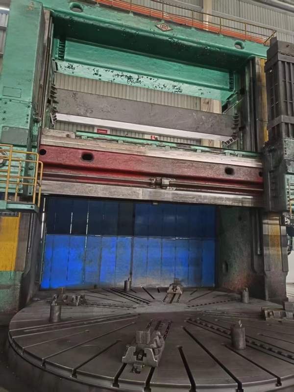 俄罗斯6.3米重型立车，加工高度5.5米，西门子系统，卡.