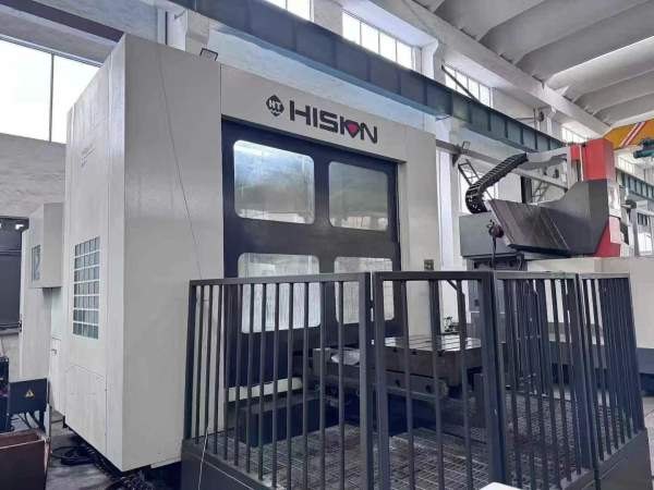 海天800双工位卧式加工中心法那科Oi- MF系统，BT50齿.