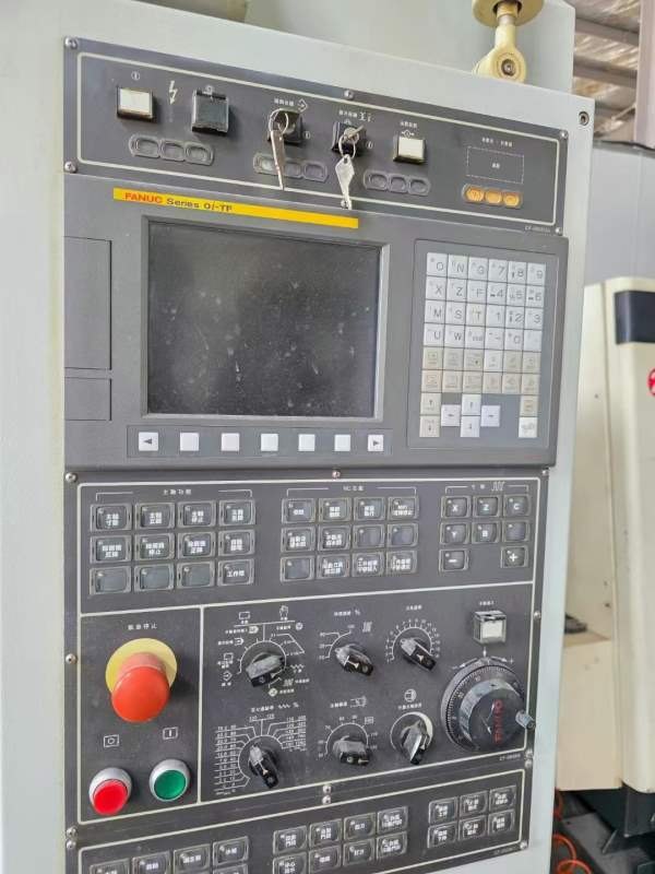 台湾原装程泰GV-500M数控立车，带铣功能，发那科TF系.