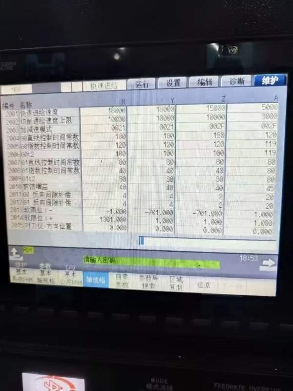 2024年易动1370三线BT40主轴12000转。