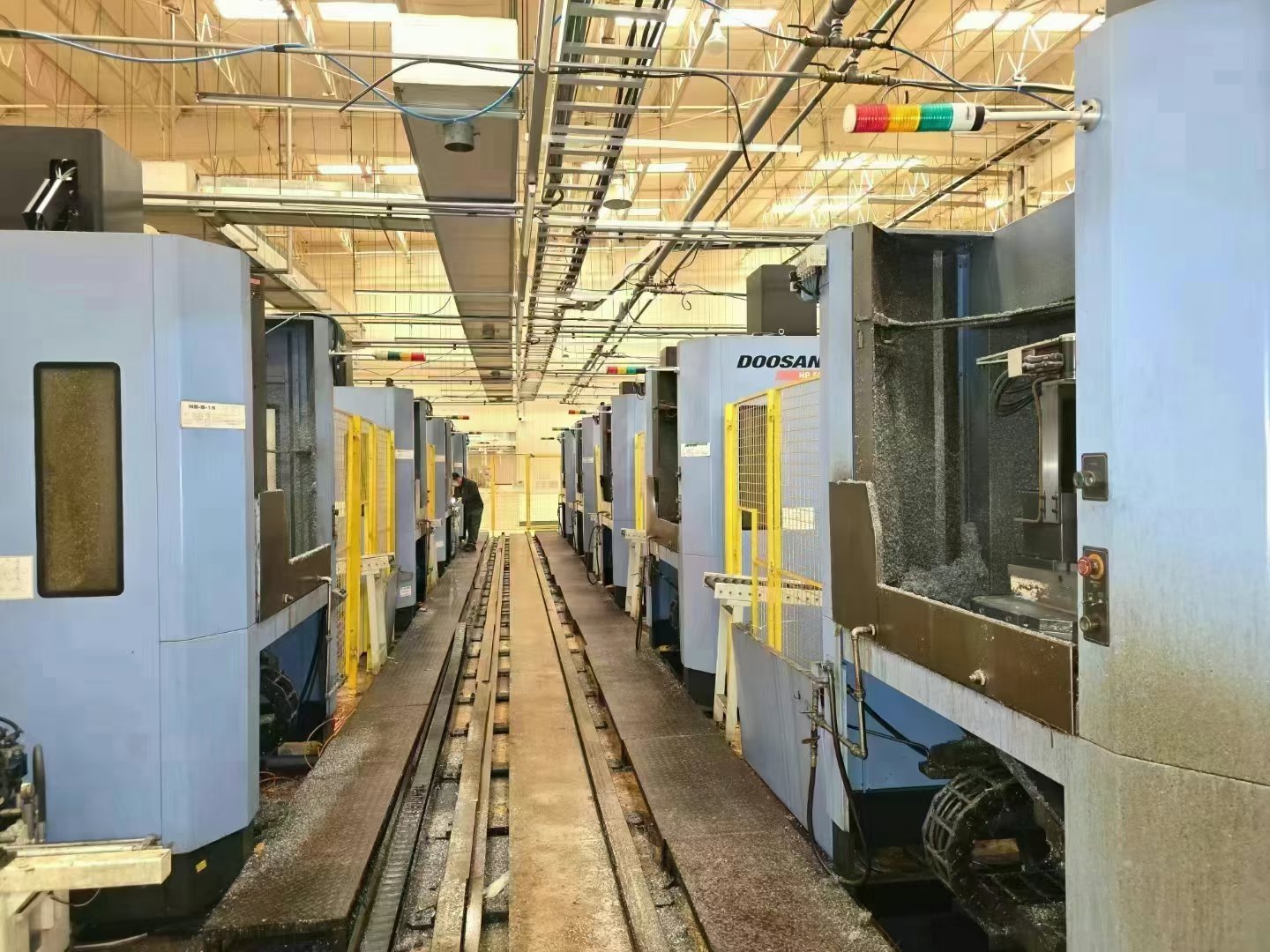 同款11台 韩国原装斗山HP5500卧式加工中心 三轴行程80.