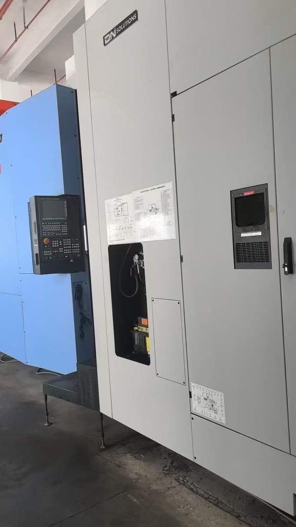 浙江工厂刚买一台24年斗山NHP8005卧式加工中心 使用时.