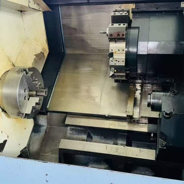 刚刚买下韩国斗山PUMA 405重型斜轨数控车床，重切削，.