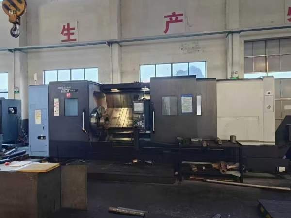 韩国原装斗山PUMA800L数控车床，主轴通孔320配32寸卡.