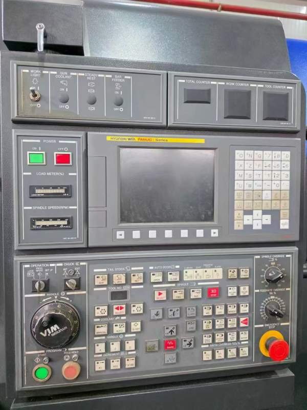韩国威亚L400C数控车床。15寸卡盘，A2-11主轴，高低档.