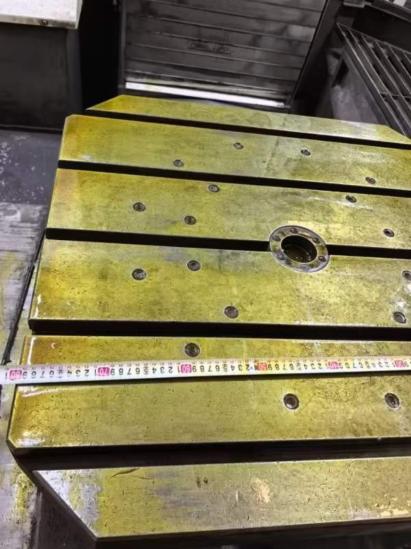 准新国祥HE800L卧式加工中心发那科MFPLUS系统af电机驱.