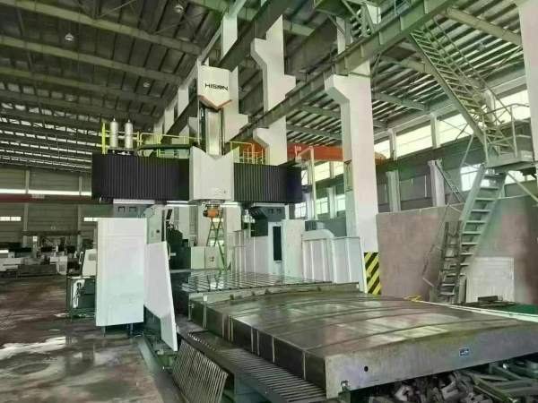 宁波海天3660数控龙门，工作台3000/6000mm，门宽3600m.