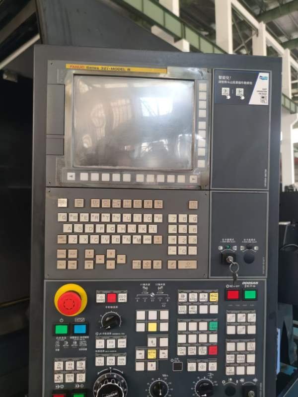 韩国原装进口斗山PUMA600L数控车床，16寸液压卡盘，12.