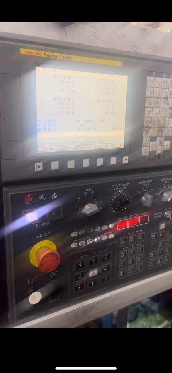 在位出售上海斌盛5027数控龙门、工作台5000/2300、行.
