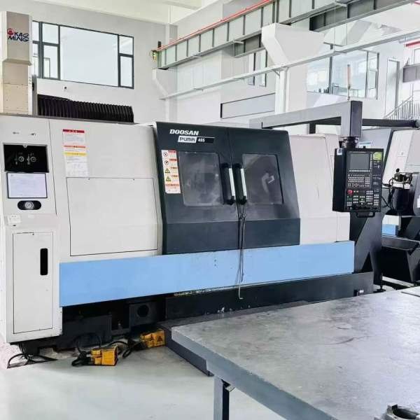 2019年斗山PUMA405数控斜身车床，15寸卡盘，齿轮箱主.