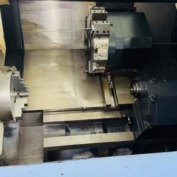 2019年斗山PUMA405数控斜身车床，15寸卡盘，齿轮箱主.
