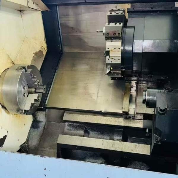 2019年斗山PUMA405数控斜身车床，15寸卡盘，齿轮箱主.