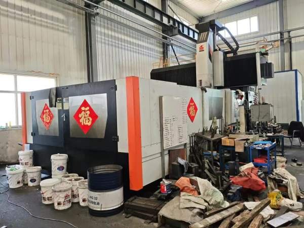 在位出售上海斌盛5027数控龙门、工作台5000/2300、行.