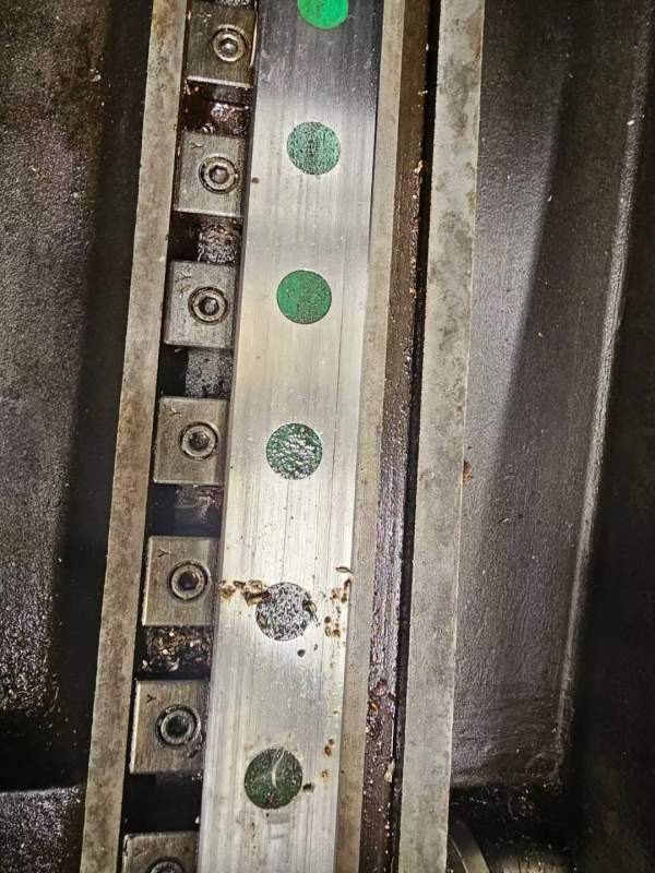 台湾旭阳855加工中心，发那科mf系统，主轴皮带10000转.