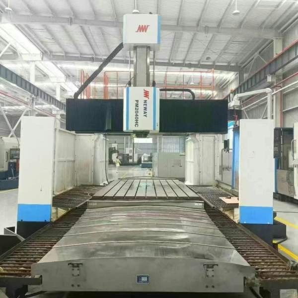 2022年纽威4028数控龙门发那科MFPLUS系统两线一硬导轨.