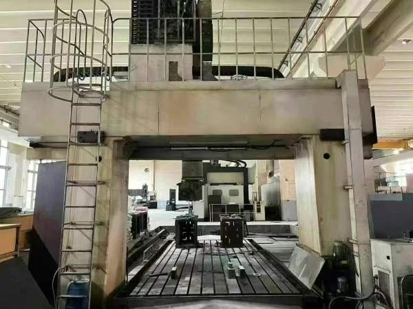 中捷6龙门五面体铣镗床2.5/6米工作台，门宽3.1米，门.