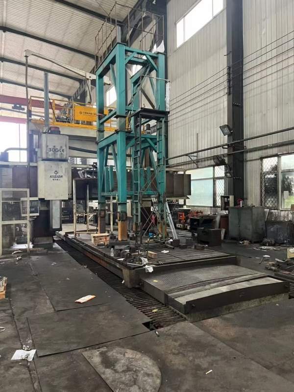 宁波海天横梁升降GLE系列五面加工中心HTM-30GLB，工作.