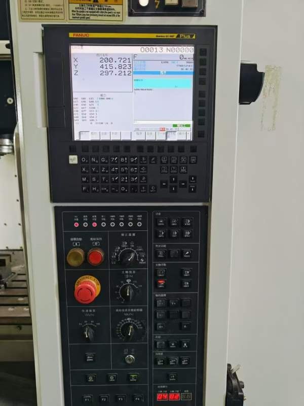 国盛855加工中心2022年出厂重型机发那科OI-MF Plus系.