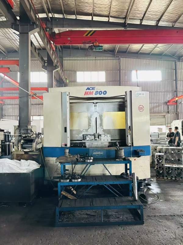 韩国原装进口斗山ACE-HM800双工位卧式加工中心，整体.