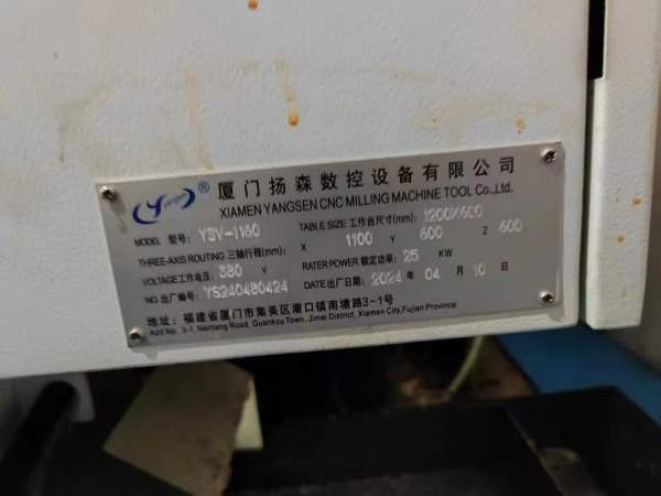 刚刚买下俩台2024年中国一线品牌扬森1160立加，10000.
