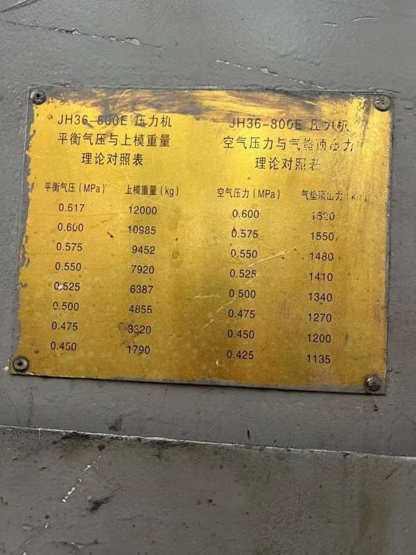 高密800吨闭式双点，2011年在位急售，关键是价钱便宜